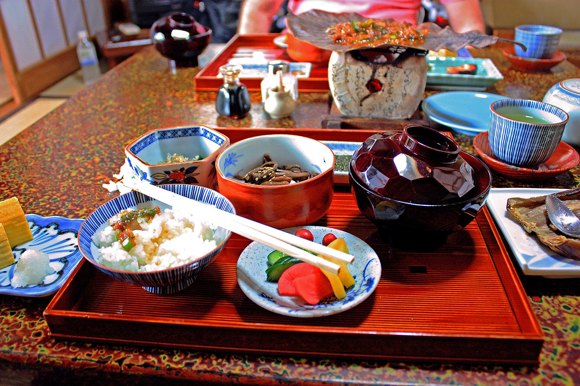 朝食付きプランの和朝食イメージ