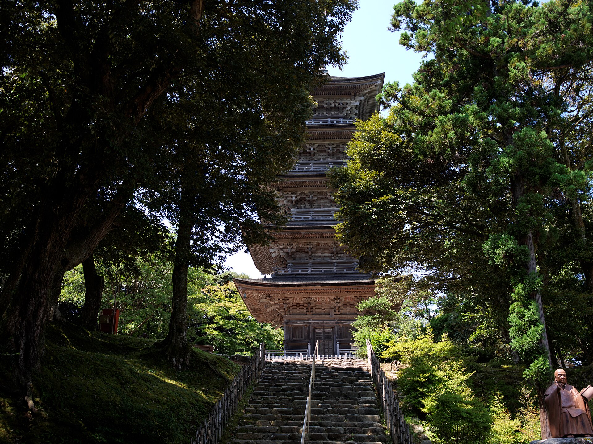 妙成寺の五重塔